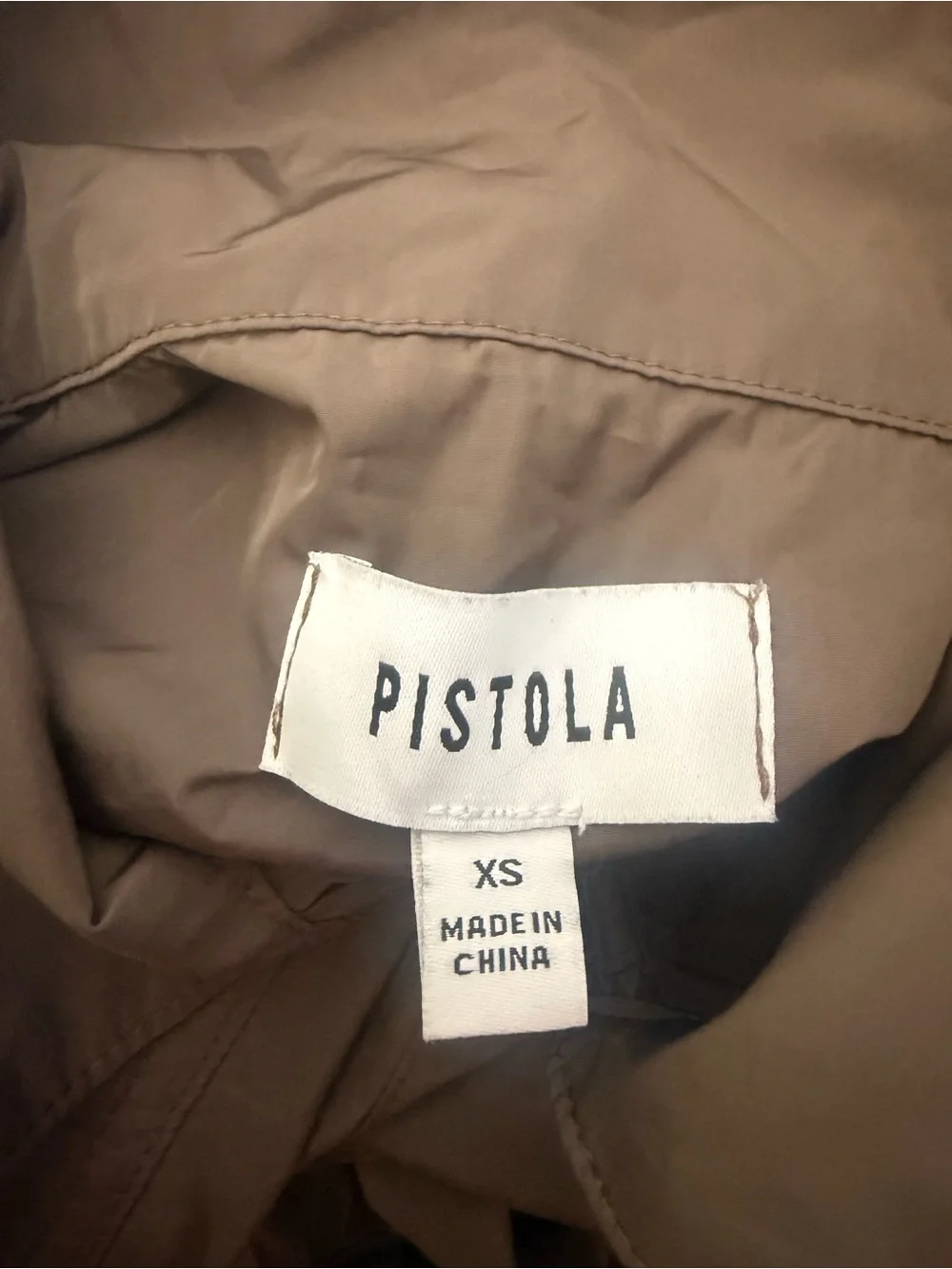 pistola Becca Sleeveless Utility Jumpsuit in Taupe Anthropologie Size XS